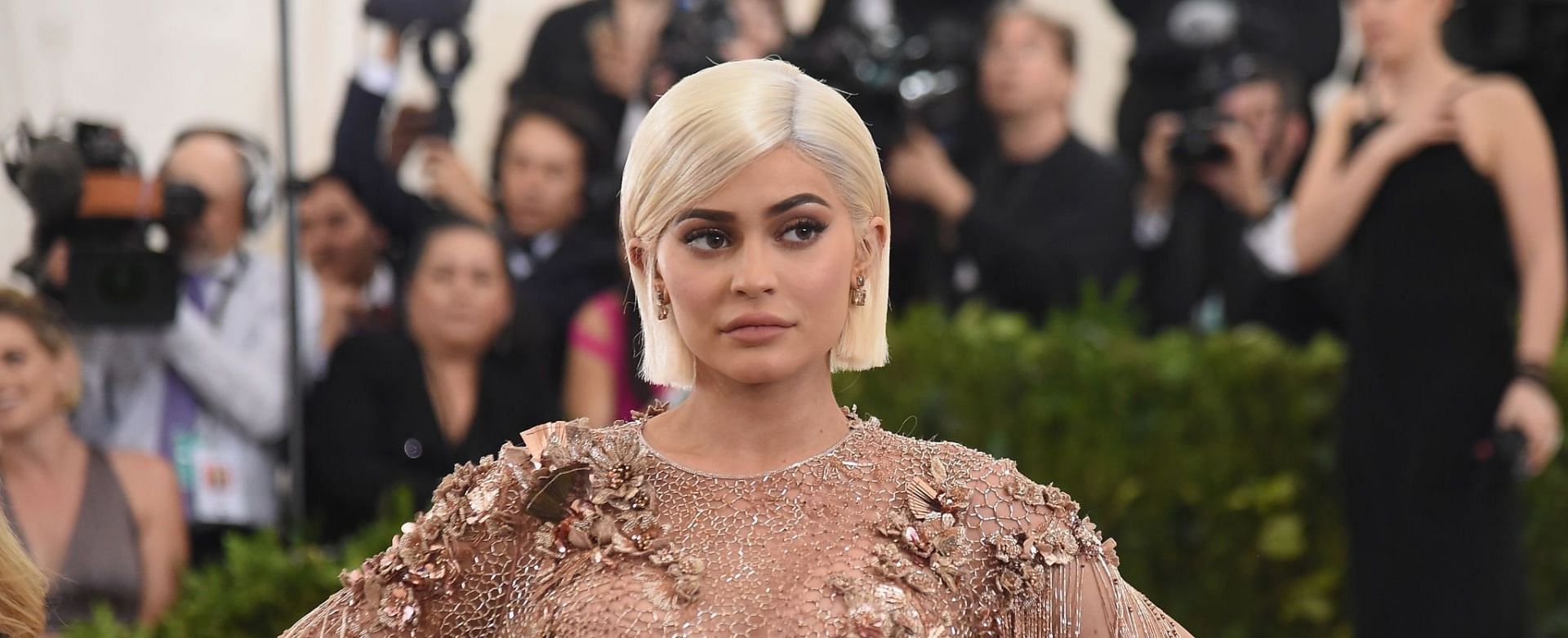 Kylie Jenner recently shared glimpses from her lavish baby shower (Image via Nicholas Hunt/Getty Images)