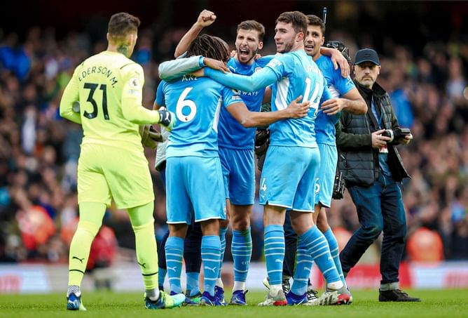 Manchester City all but champions-elect after going 10 points clear in the Premier League