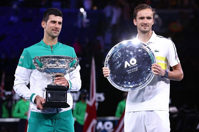 "Rod Laver Arena is probably Novak Djokovic's favorite place in world, but his absence does not change my approach" - Daniil Medvedev after 1R win at Australian Open