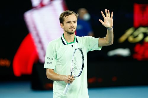 Daniil Medvedev at the 2022 Australian Open