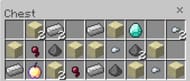 A loot chest's inventory featuring iron ingots (Image via Mojang)