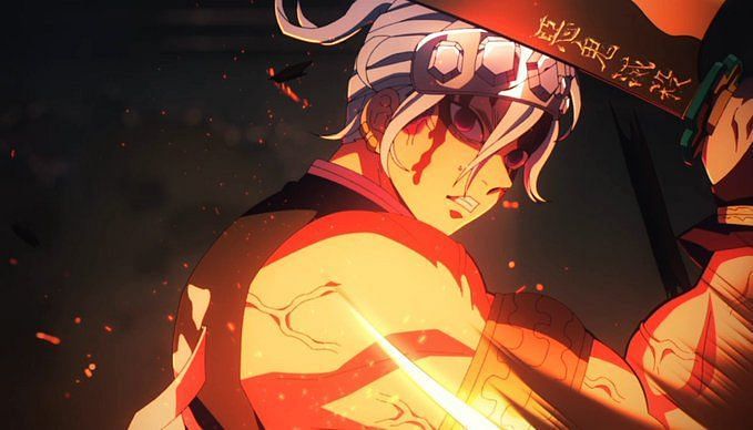 Gyutaro steps into battle and faces off against Uzui in Demon Slayer ...