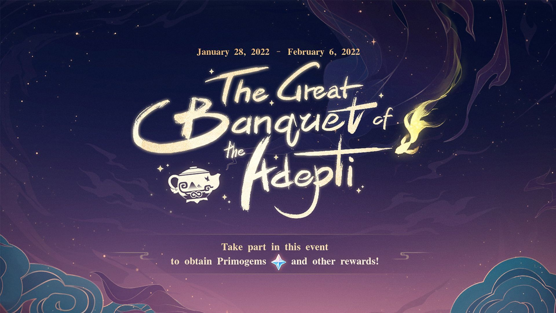 Genshin Impact&rsquo;s new web event: The Great Banquet of the Adepti (Image via miHoYo)