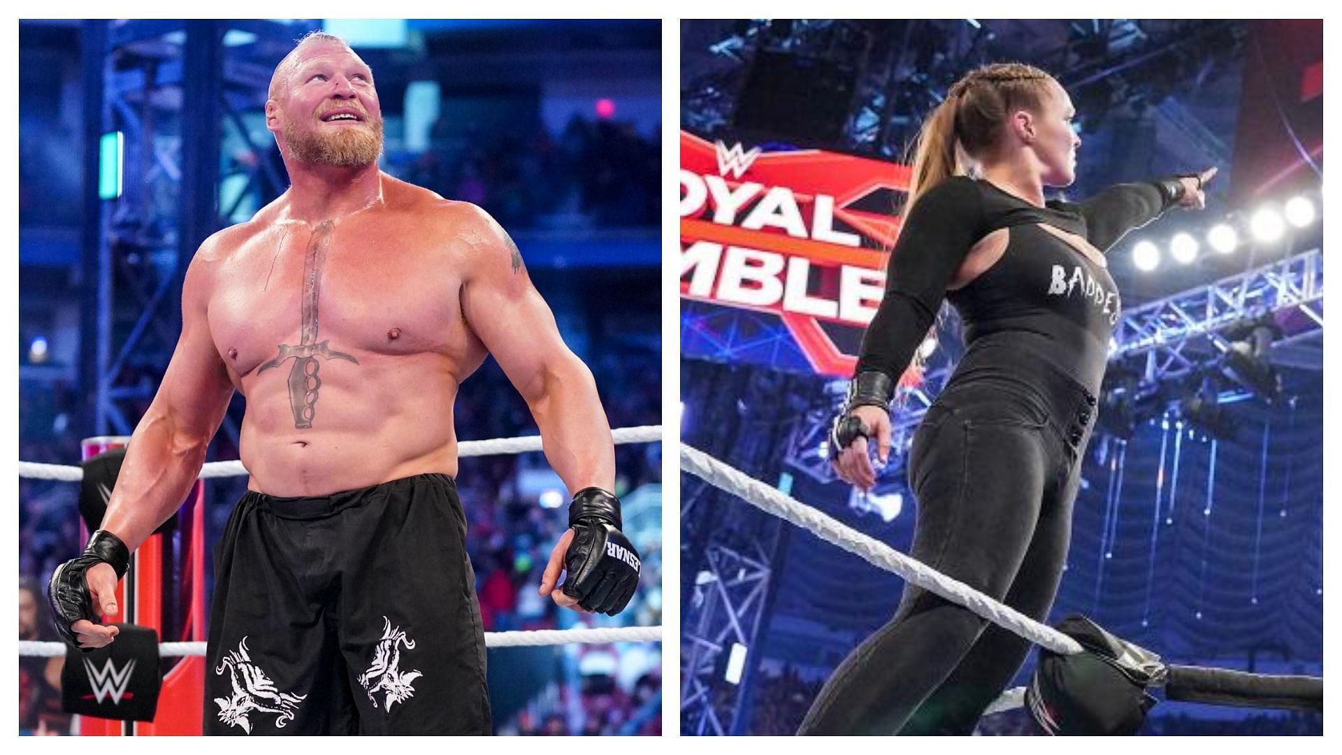 Rousey and Lesnar won the 2022 Royal Rumbles