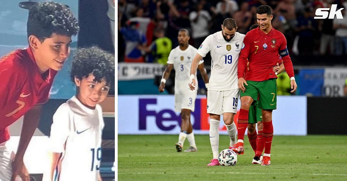 Karim Benzema posted a heartwarming photo of his son along with Cristiano Ronaldo Jr.