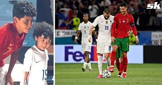 “What else” – Karim Benzema reflects on Cristiano Ronaldo friendship by sharing adorable picture of their sons wearing their Euro 2020 kits