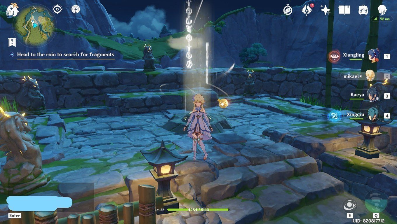 The Chi of Yore Genshin Impact quest guide How to search for the fragments