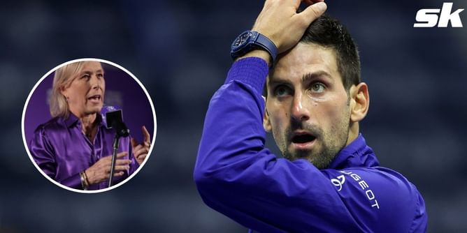 Novak Djokovic should do the right thing and go home, but he won't as he wants his 21st Grand Slam title: Martina Navratilova