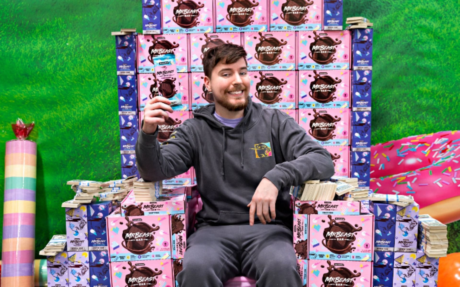 MrBeast drops brand new chocolate bar line (Image via Twitter/Feastables)