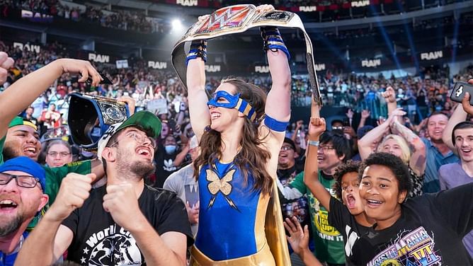How long did Nikki A.S.H. hold the WWE Raw Women's Championship?