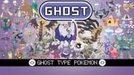 An assortment of various Ghost-type Pokemon (Image via The Pokemon Company)
