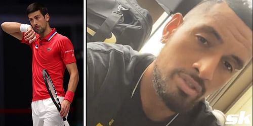 Nick Kyrgios spoke out in support of Novak Djokovic