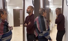 [Watch] Shikhar Dhawan posts hilarious reel featuring his father