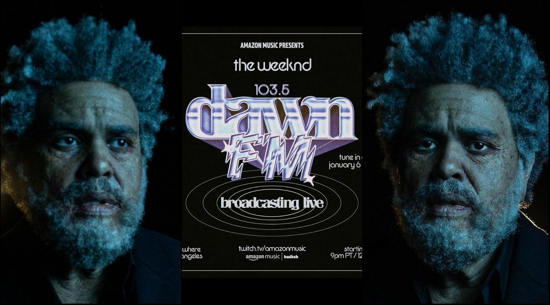 The cover of &quot;Dawn FM&quot; features an aged Abel, who still has the surgical alterations from the &quot;After Hours&quot; era (Image via Instagram/theweeknd)
