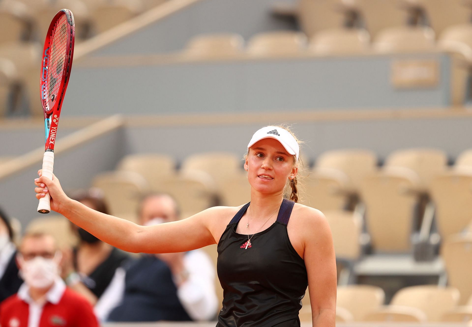 Elena Rybakina at the 2021 French Open