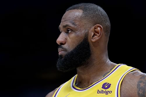 Los Angeles Lakers v Denver Nuggets; LeBron's reaction to Nuggets blowout against L.A.