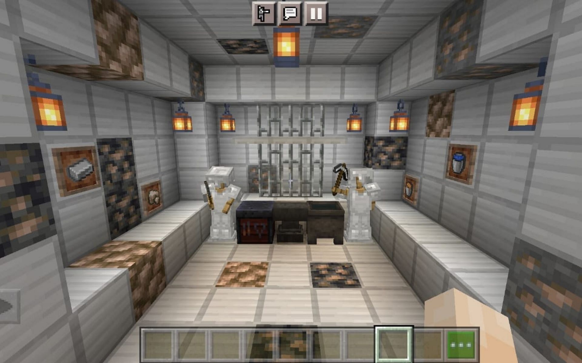 Iron is a versatile ore that can use to craft varied items in Minecraft (Image via Minecraft)