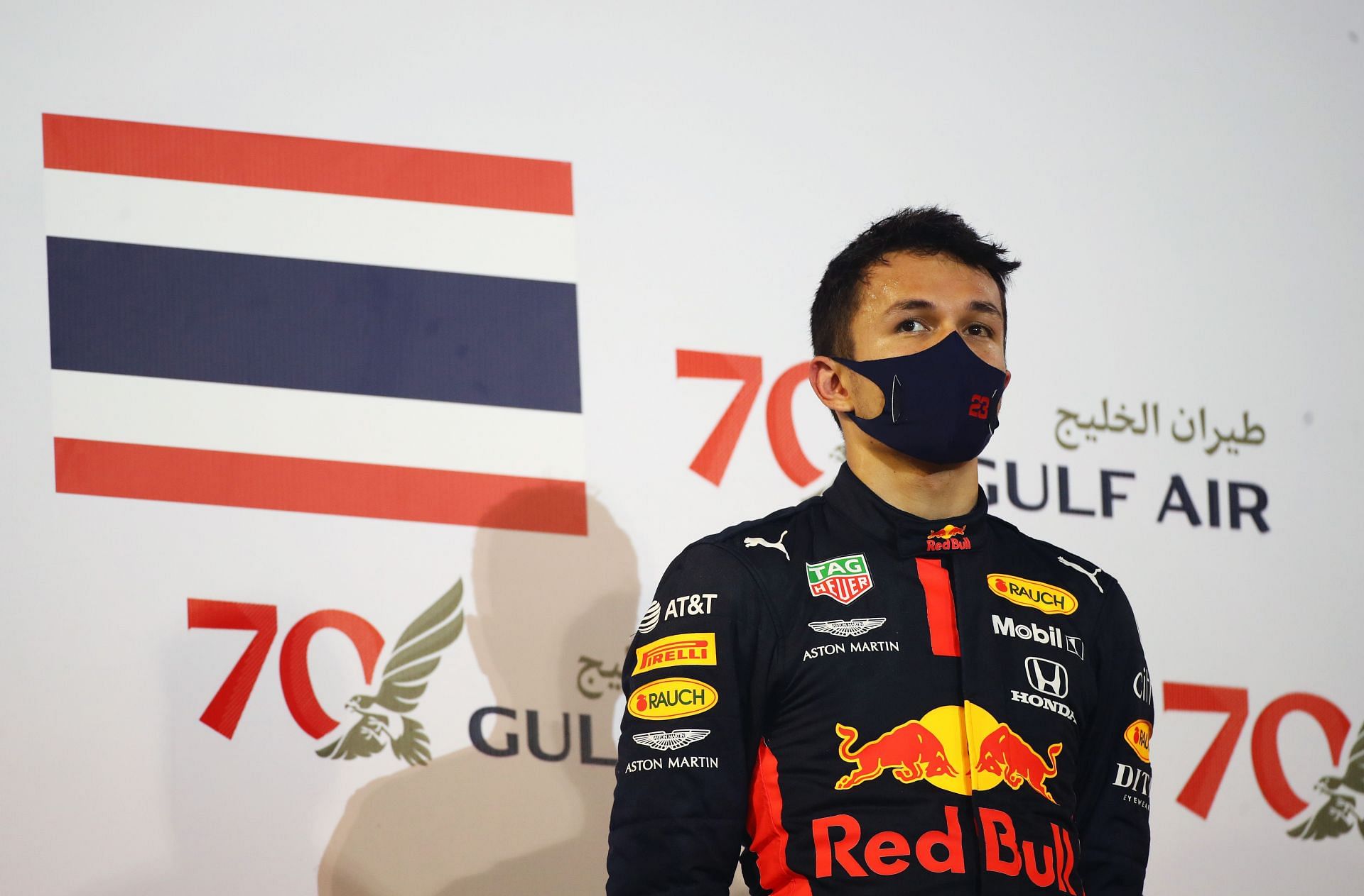 Alex Albon has raced under the Thai flag in F1 in the past (Photo by Bryn Lennon/Getty Images)