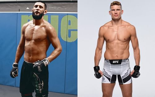 Khamzat Chimaev (L) and Stephen Thompson (R) via Instagram @khamzat_chimaev and @wonderboymma