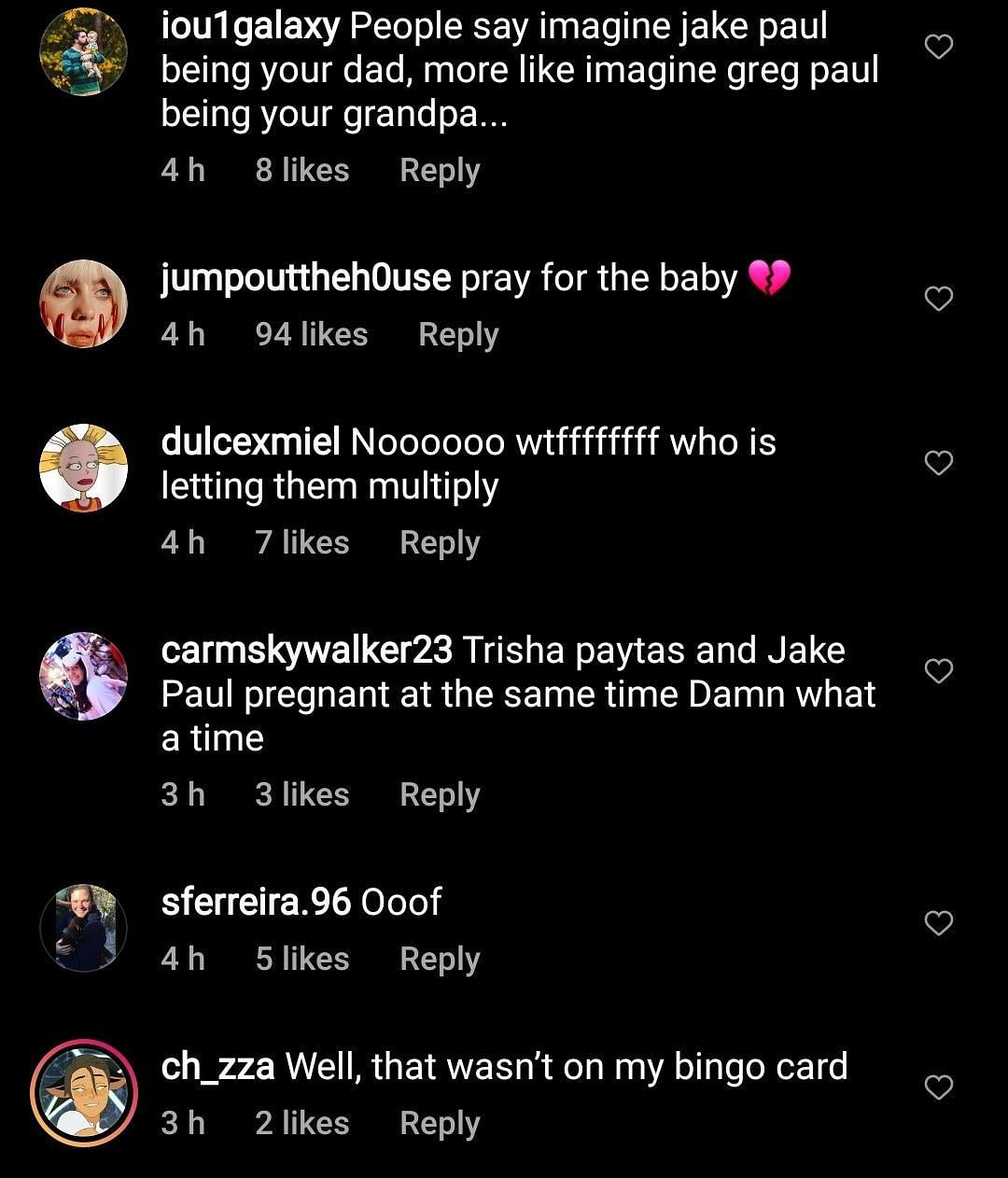 Internet reacts to Jake Paul becoming a father 1/3 (Image via Instagram/defnoodles)