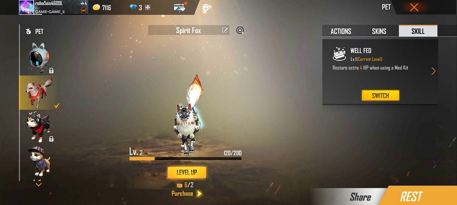 Spirit Fox (Image via Garena)