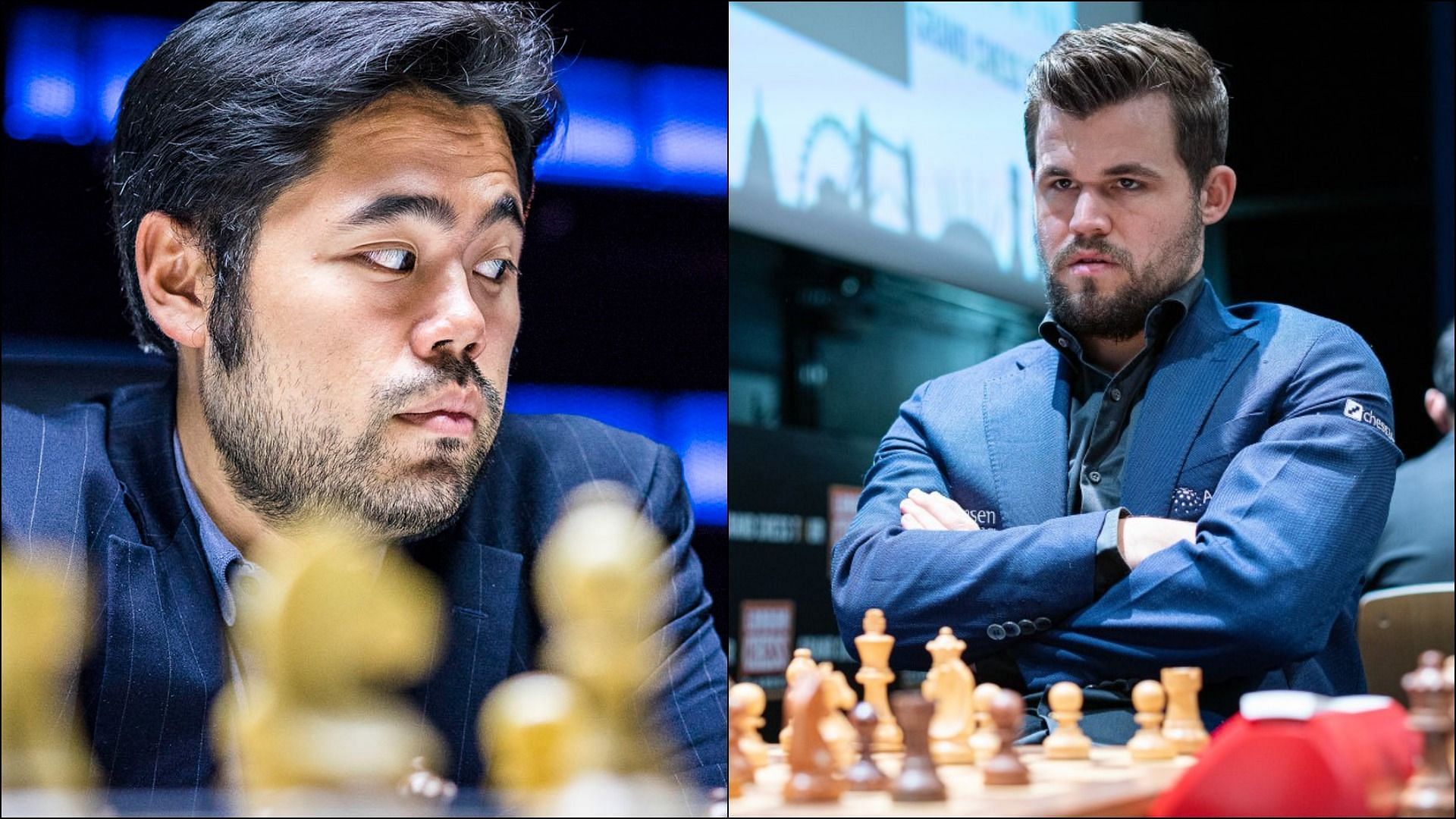 GMHikaru beats Magnus Carlsen in latest chess match over a massive blunder (Image via Sportskeeda)