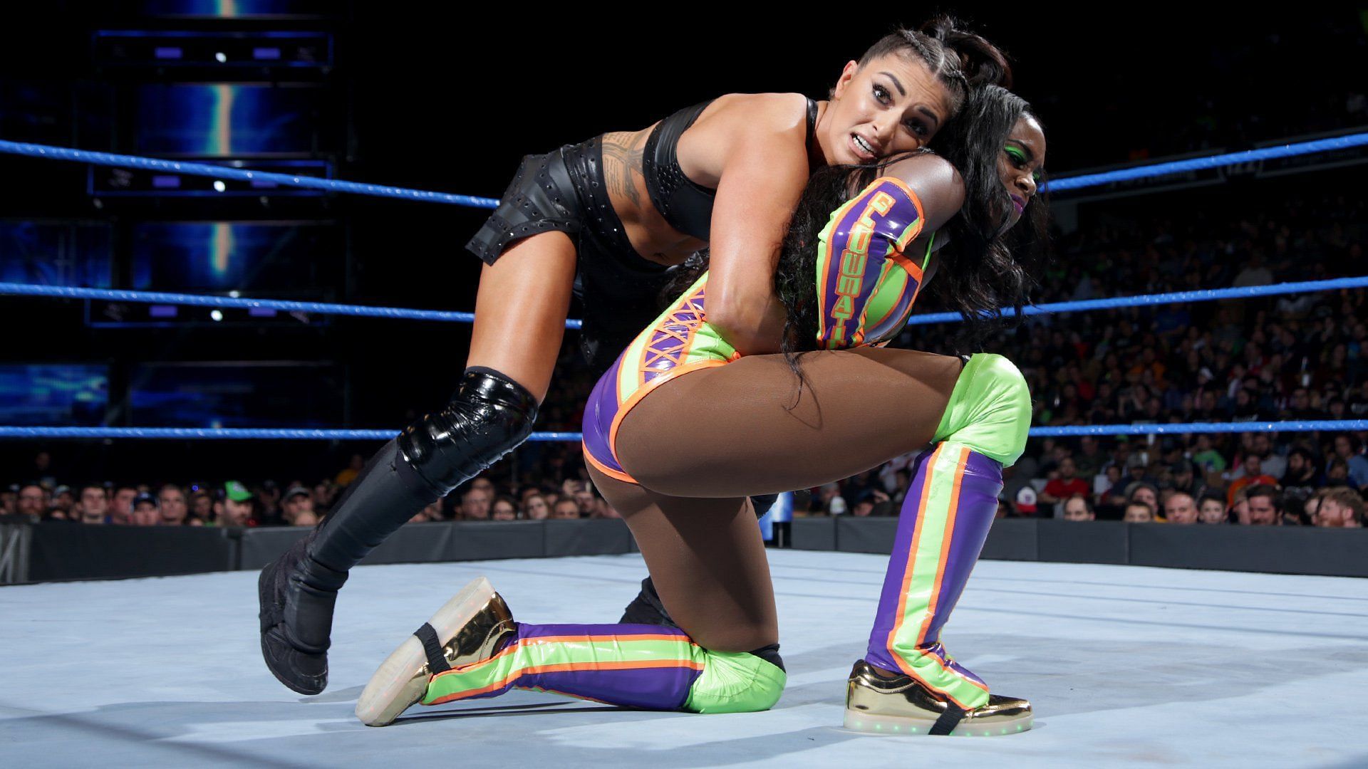Naomi finally got her hands on the on-screen official this week.
