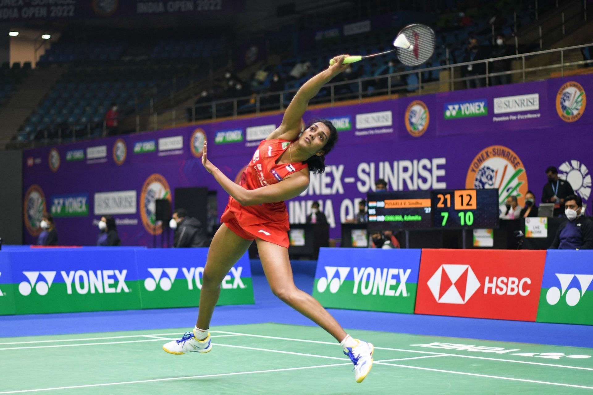 Top seed PV Sindhu beat Lauren Lam of USA 21-16, 21-13. (Picture: BAI)