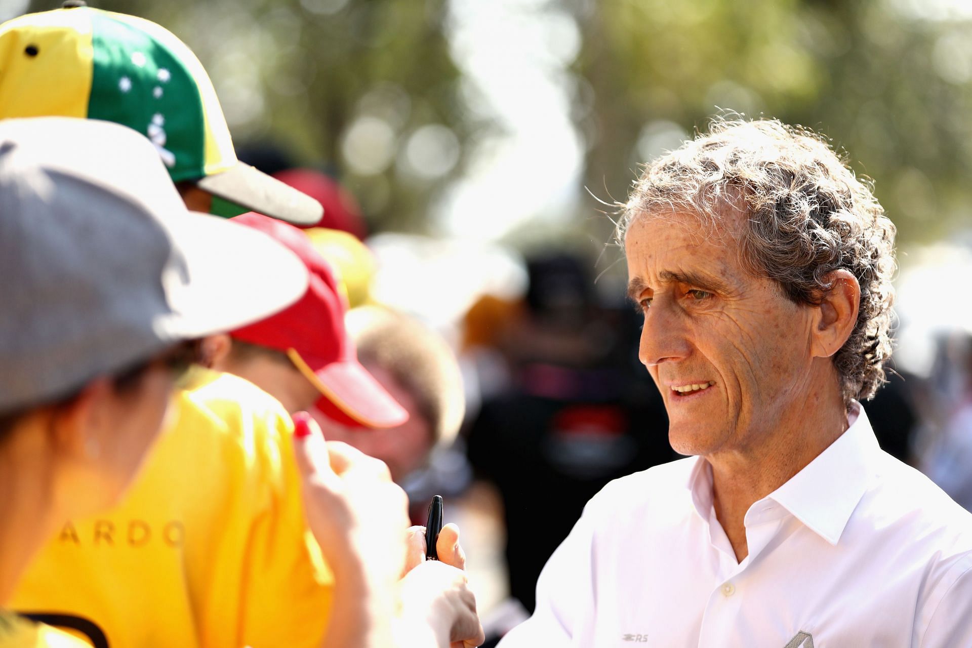 Alain Prost (right) at the 2017 Australian Grand Prix (Photo by Robert Cianflone/Getty Images)