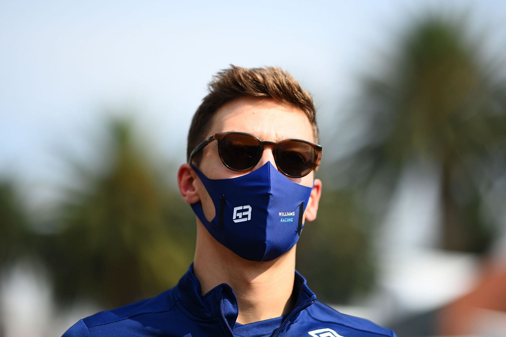 F1 Grand Prix of Mexico - George Russell arrives at the paddock