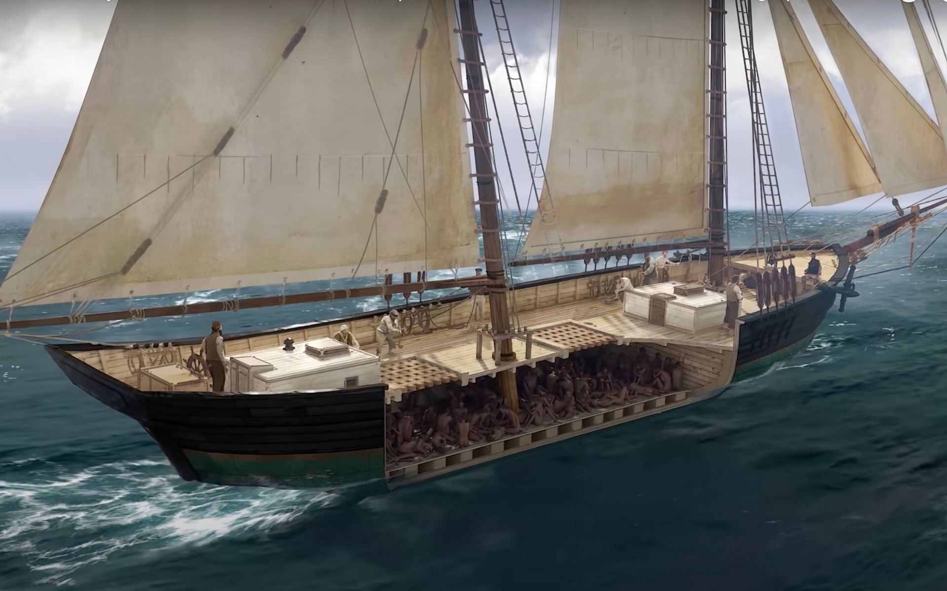 Clotilda: Last American Slave Ship (Image via National Geographic/Youtube)