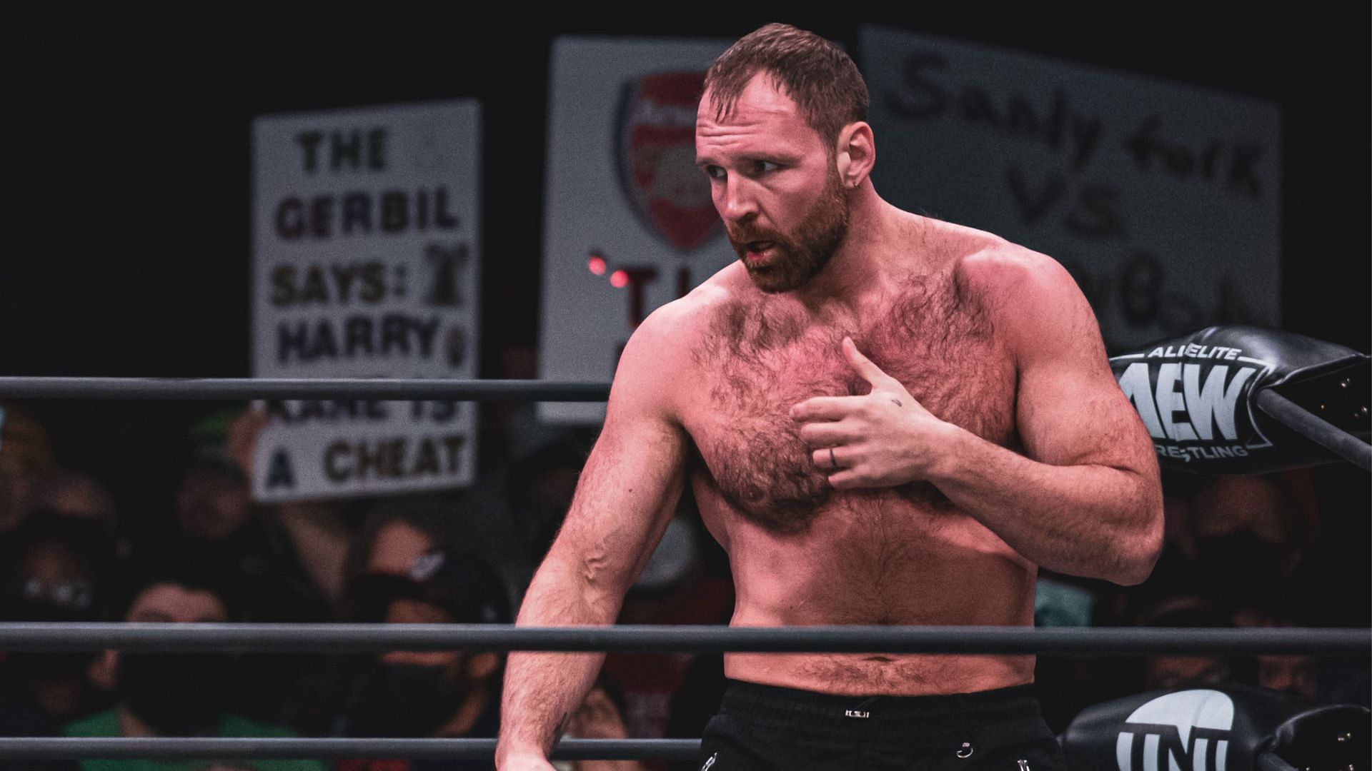 Jon Moxley at an AEW Rampage event in 2022
