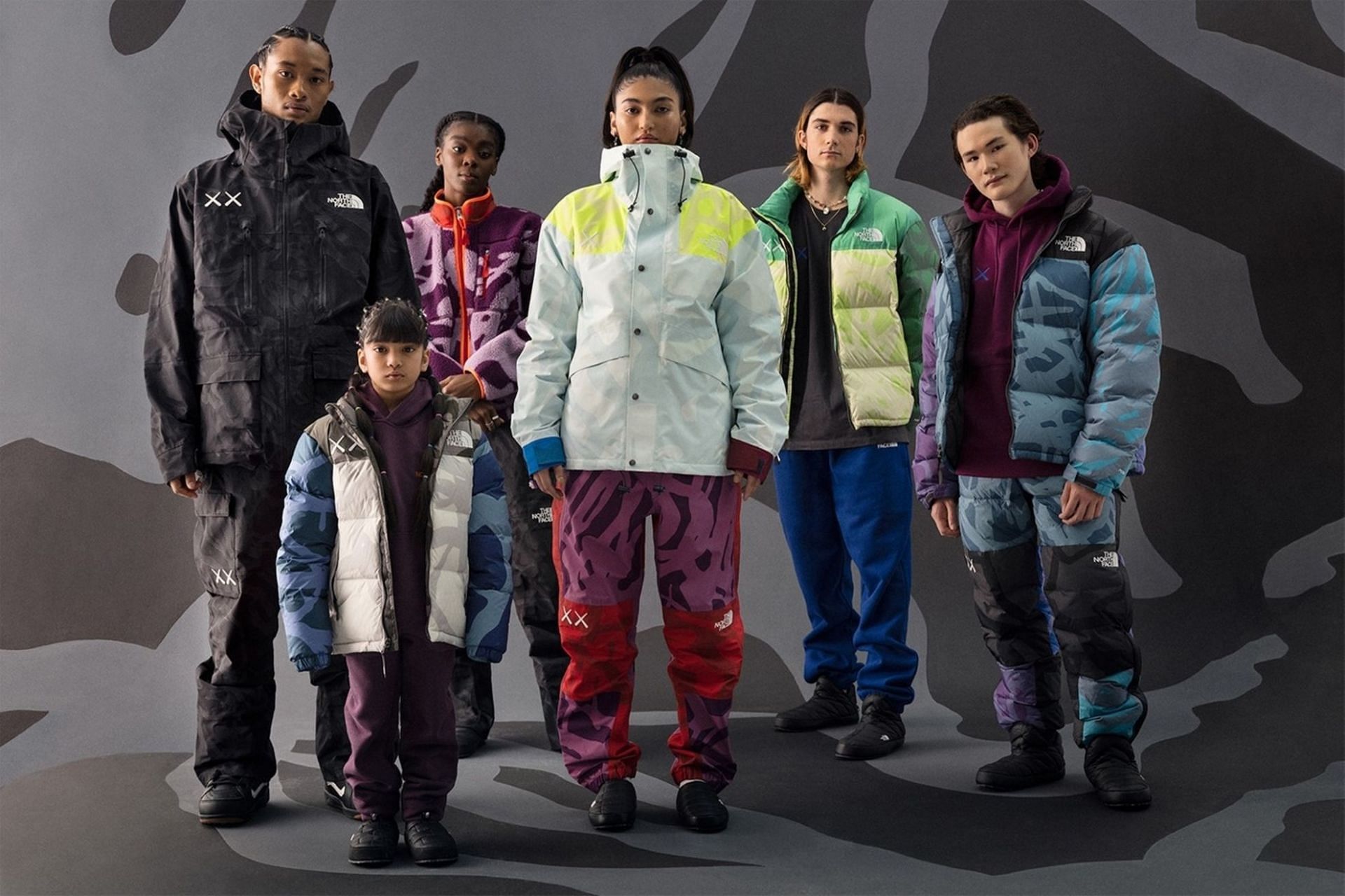 KAWS X The North Face collection (Image via The North Face)