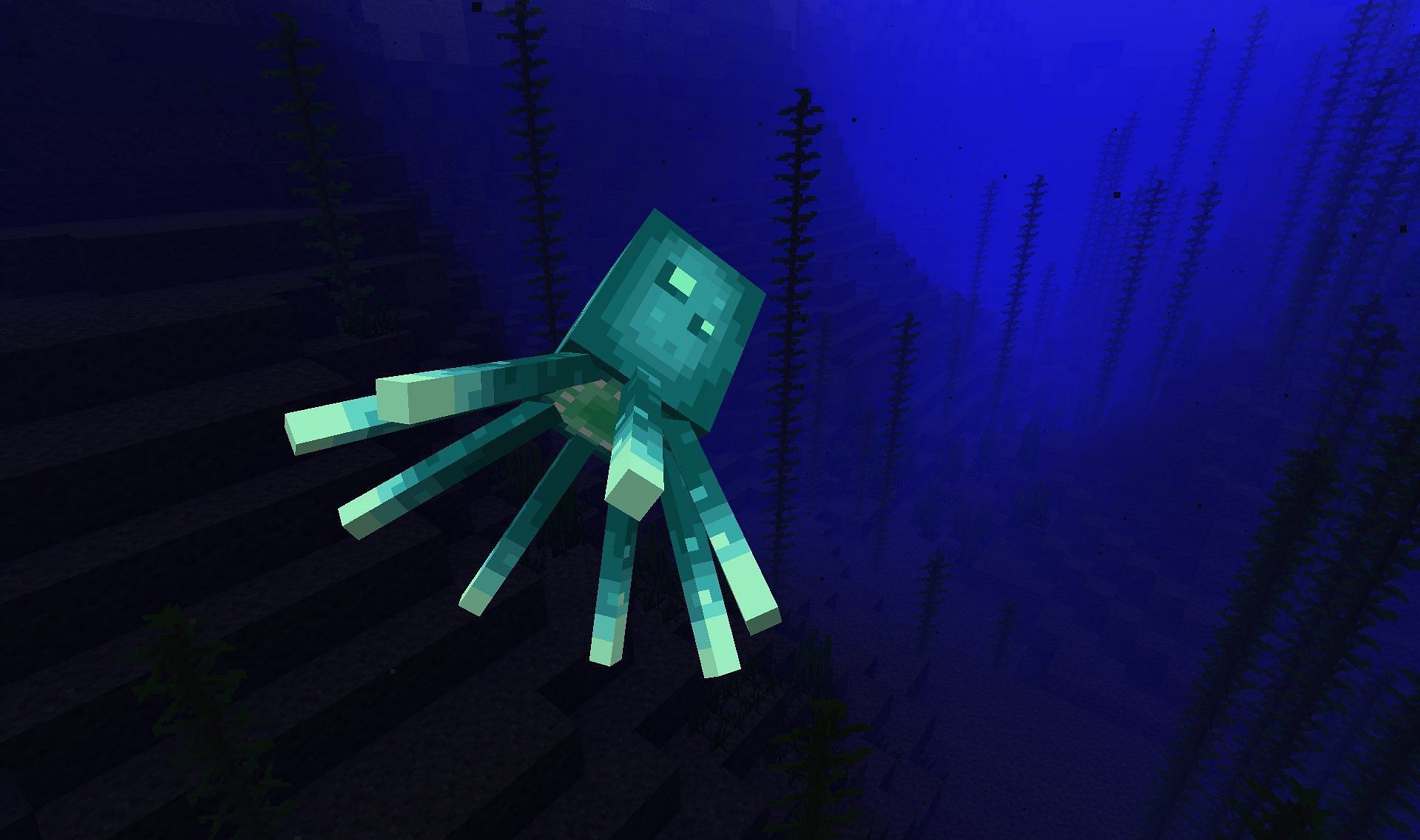 Glow Squid (Image via Minecraft Wiki)