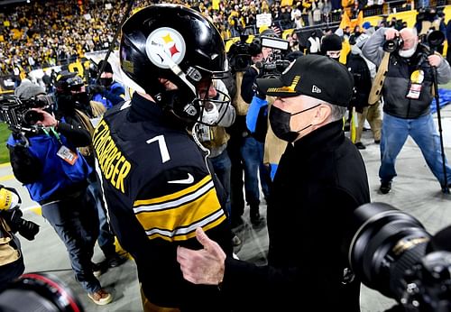 Pittsburgh Steelers QB Ben Roethlisberger and Art Rooney