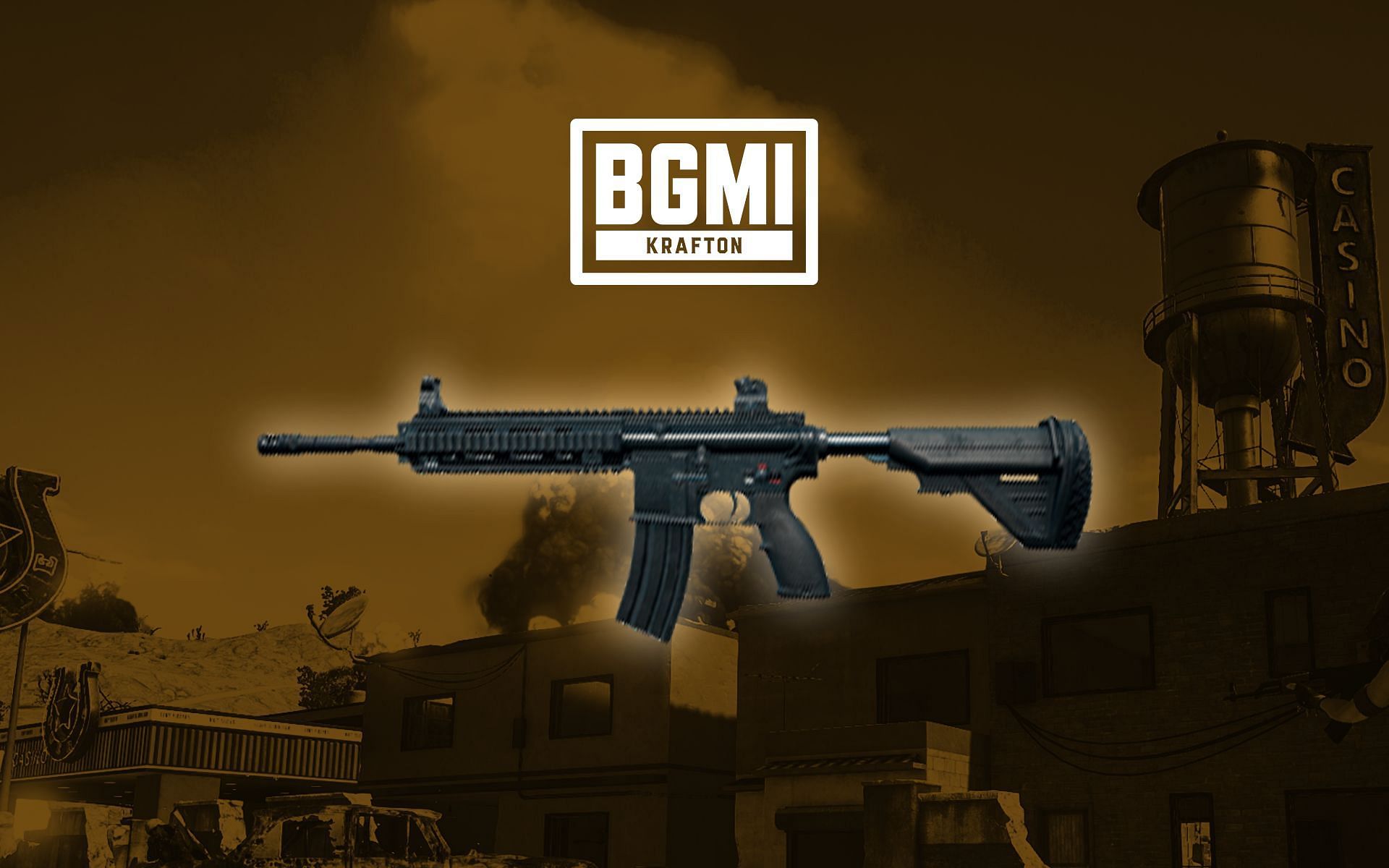 Equipping rare gun skins in BGMI (Image via Sportskeeda)