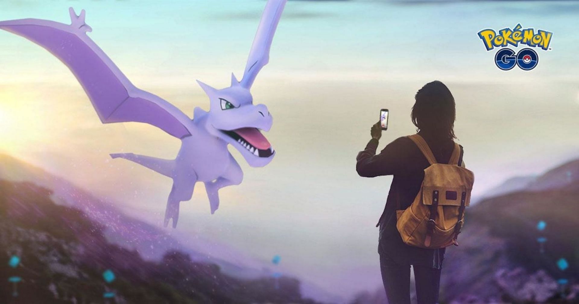 Aerodactyl hails from the ancient age of Pokemon and is usually revived from a fossil (Image via Niantic)
