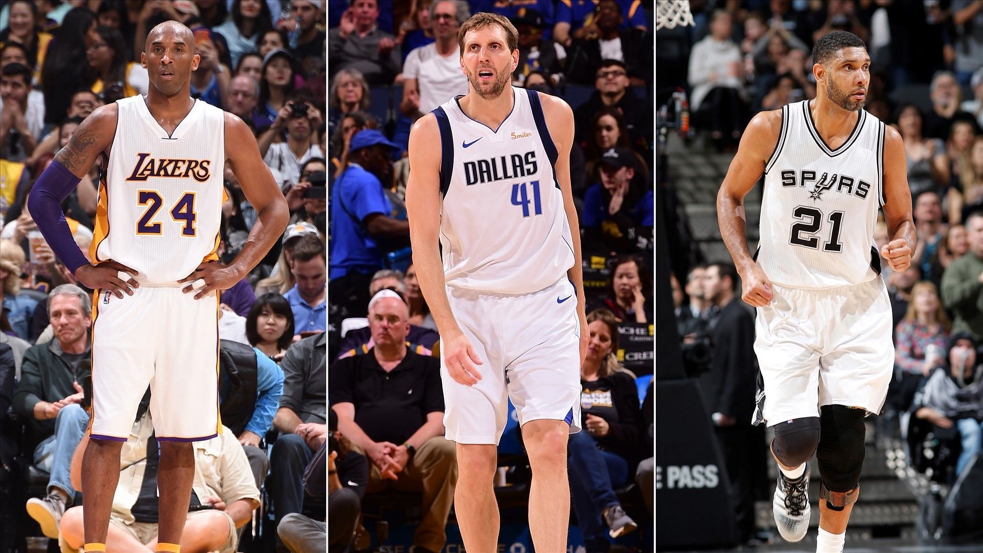 Kobe Bryant, Dirk Nowitzki and Tim Duncan made the NBA their personal battleground for almost two decades [Photo: NBA.com Canada]
