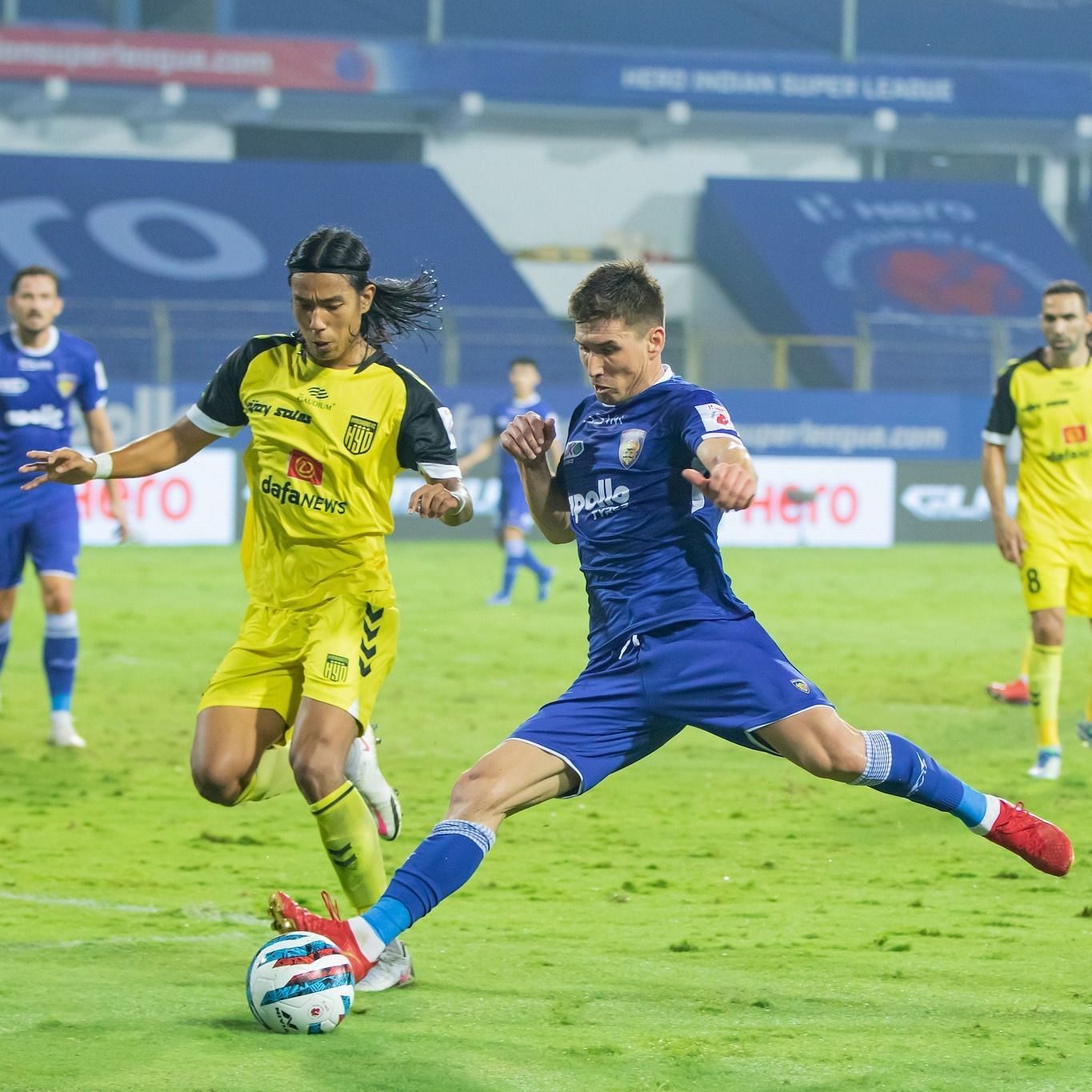 Mirlan failed to score today. (Image courtesy: ISL social media)