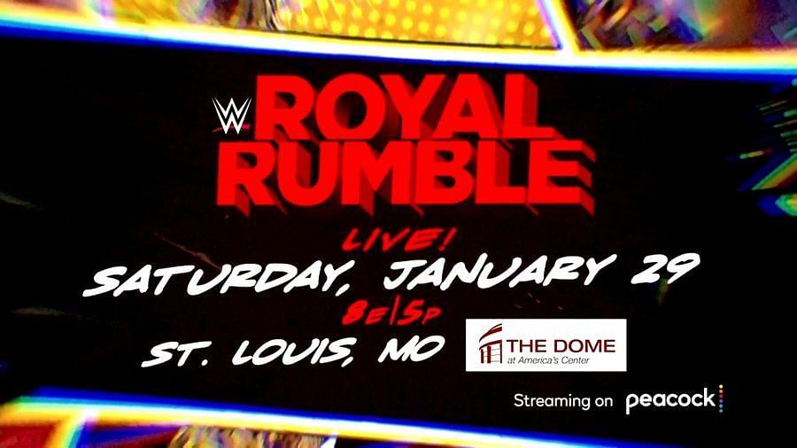 The official poster for WWE Royal Rumble 2022