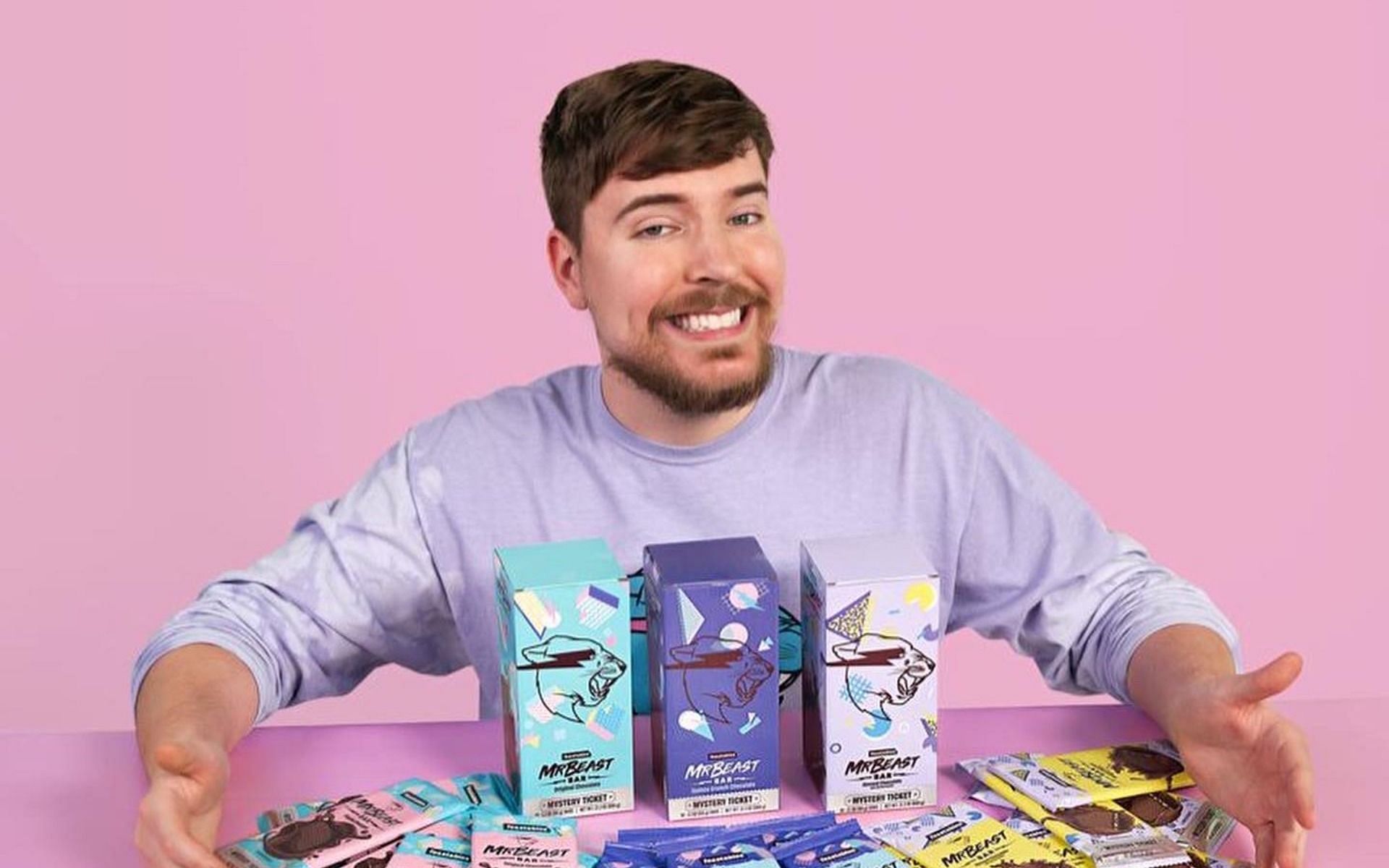 Everything you need to know about the MrBeast Fantables chocolate bars (Image via Twitter/MrBeast)