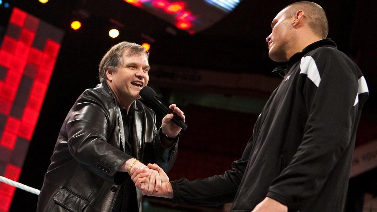 Meat Loaf appeared on WWE RAW with Randy Orton