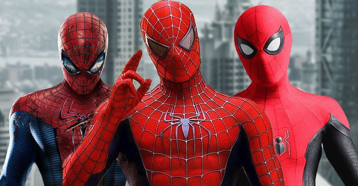 The Spider-Men of Sony finally came together in No Way Home (Image via Sony)
