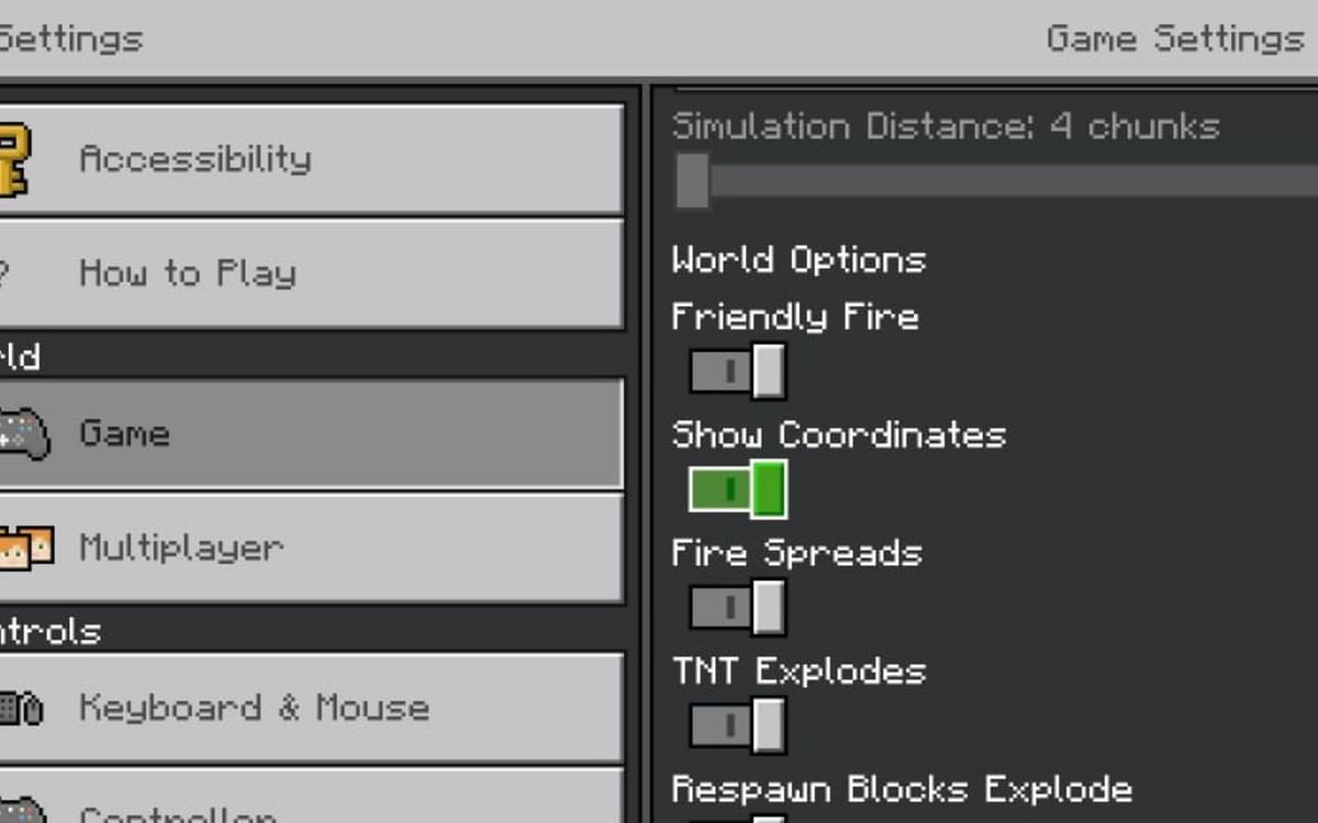 How to enable coordinates in Minecraft PE: Step-by-step guide for beginners