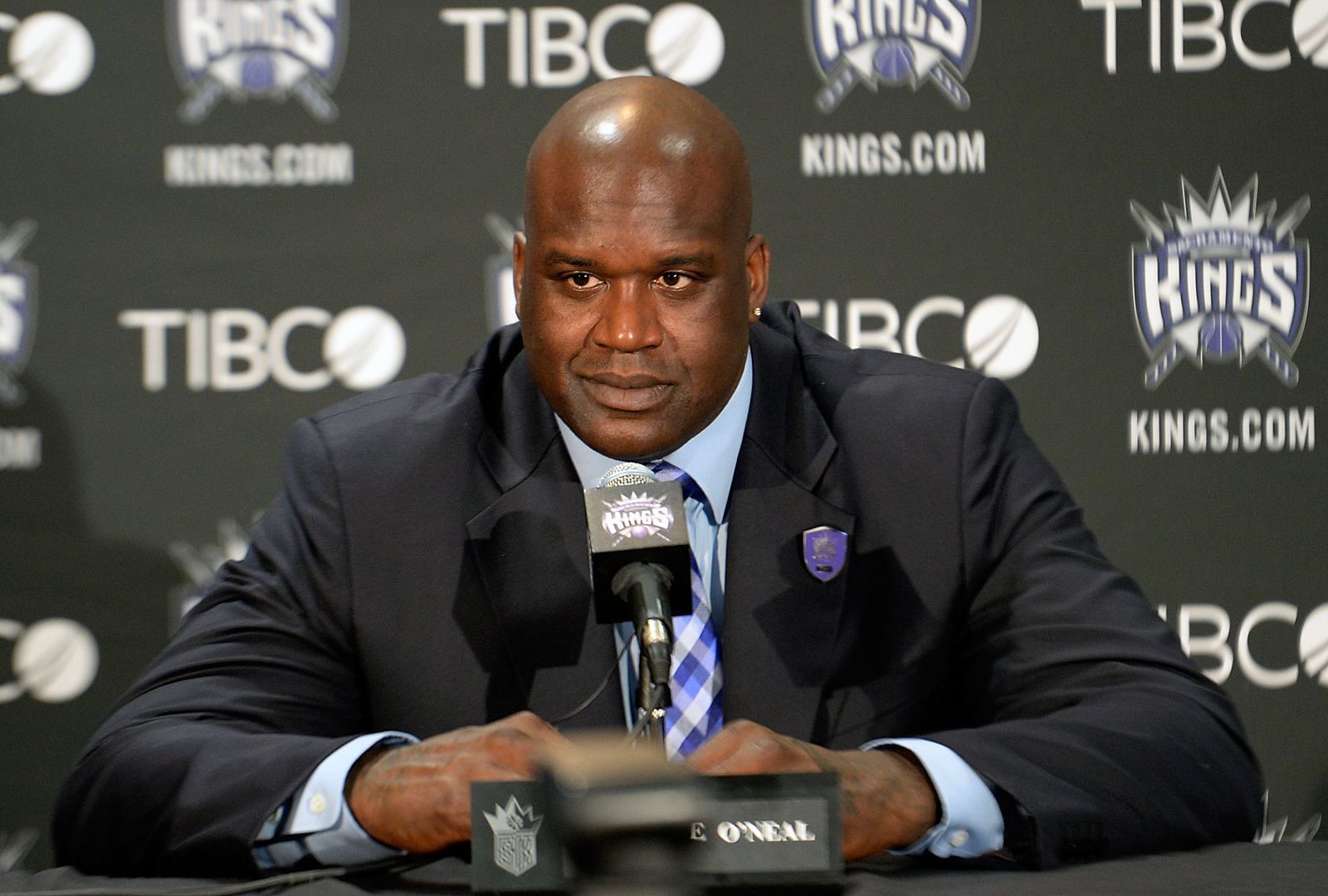 Shaquille O'Neal is no longer a minority owner of the Sacramento Kings. [Photo: A Royal Pain]