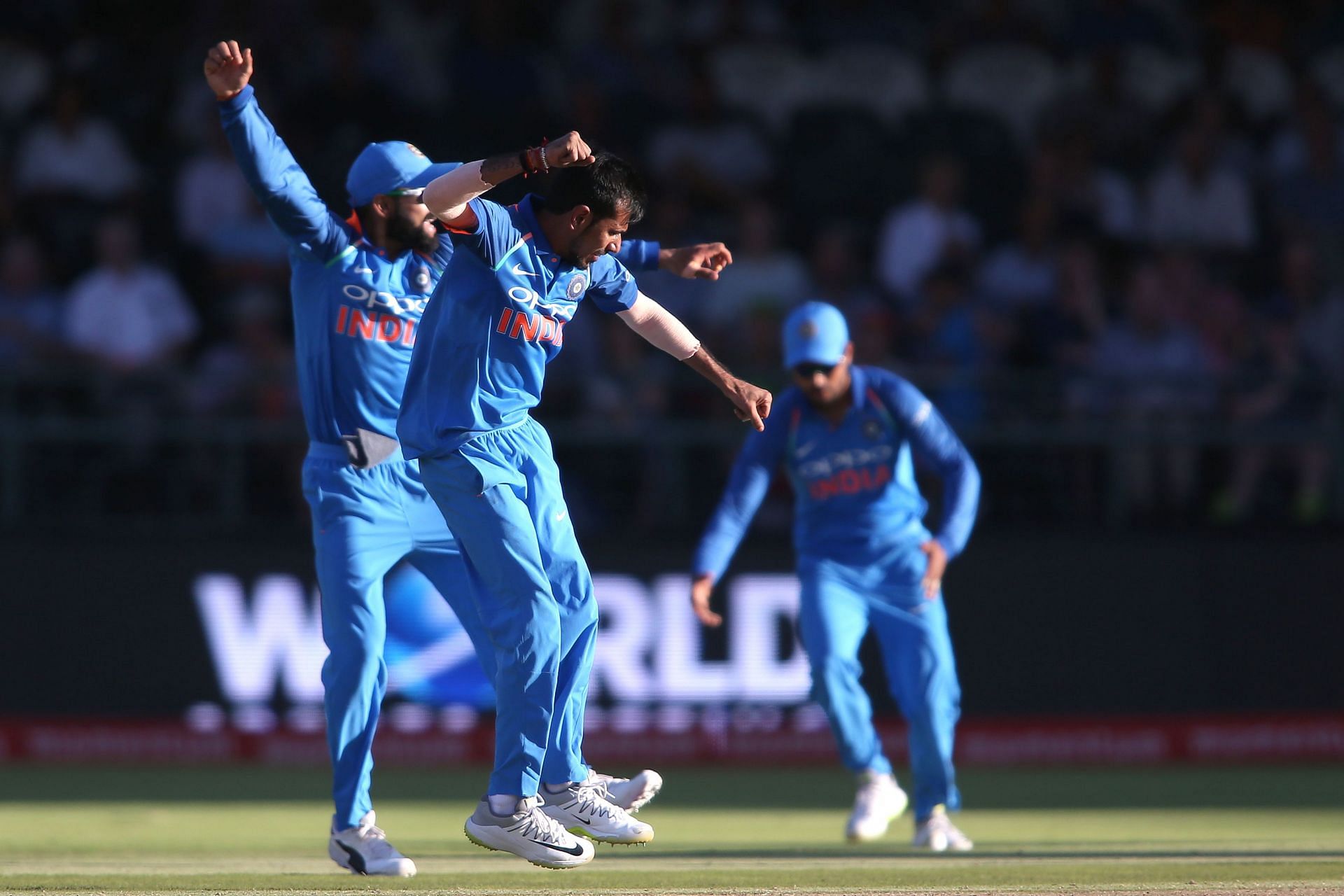 Yuzvendra Chahal during the ODI series in 2017-18. Pic: Getty Images