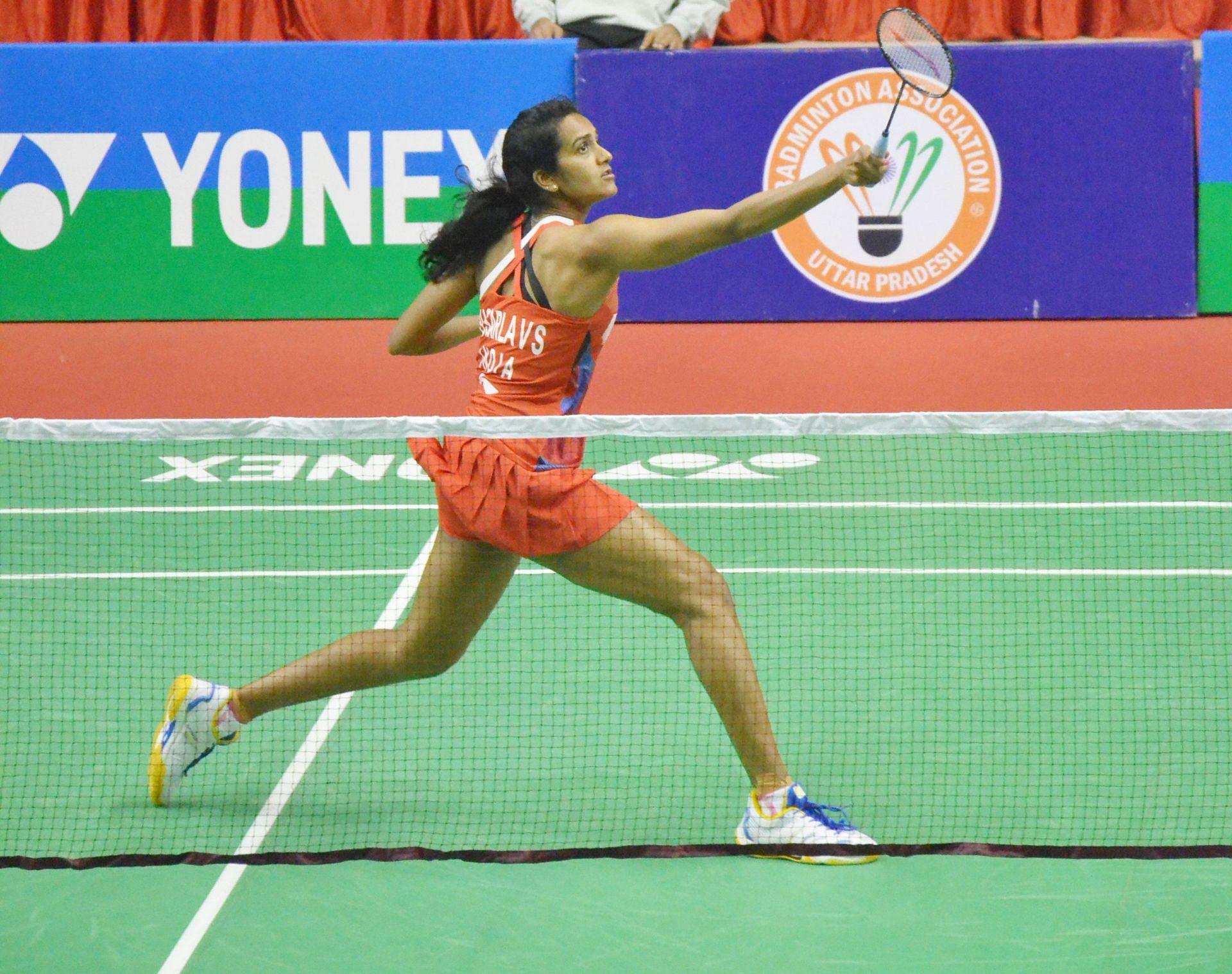 Top seed PV Sindhu beat unseeded Malvika Bansod 21-13, 21-16 in the women&#039;s singles final in Lucknow on Sunday. (Picture: BAI)