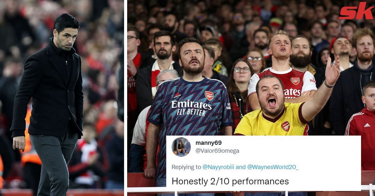 Gunners fans were left frustrated following their defeat to Nottingham Forest.