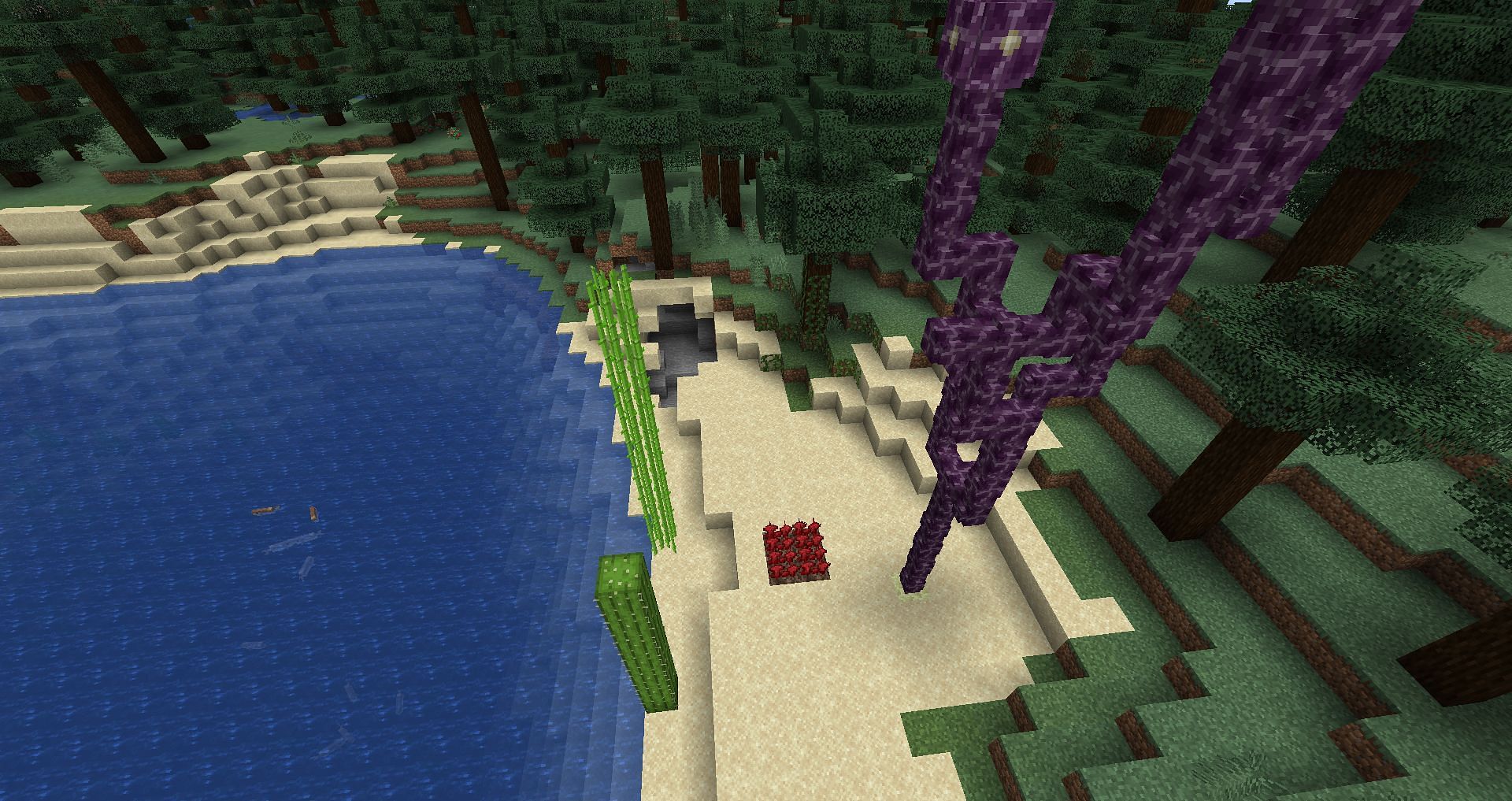 This mod improves the uses of bone meal for plant growth (Image via Mojang)