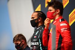 Watch: Charles Leclerc's reaction to Lewis Hamilton's "crazy" Silverstone win